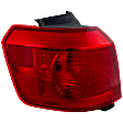 2015 GMC Terrain SLE - Driver Side, Outer Halogen Tail Light, With bulb(s), Mounts on Body, OE Replacement