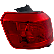 2015 GMC Terrain SLE - Driver Side, Outer Halogen Tail Light, With bulb(s), Mounts on Body, OE Replacement