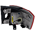 2015 GMC Terrain SLE - Driver Side, Outer Halogen Tail Light, With bulb(s), Mounts on Body, OE Replacement