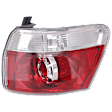 Passenger Side Tail Light, with Bulb, LED, Clear and Red Lens