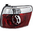 Passenger Side Tail Light, with Bulb, LED, Clear and Red Lens, CAPA CERTIFIED