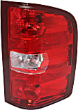 Passenger Side Tail Light, with Bulb, Halogen, Clear and Red Lens, CAPA CERTIFIED
