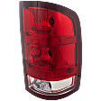 Passenger Side Tail Light, With bulb(s), Halogen, Clear and Red Lens, SL/SLE/SLT/WT Models