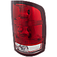 Passenger Side Tail Light, With bulb(s), Halogen, Clear and Red Lens, SL/SLE/SLT/WT Models, CAPA CERTIFIED