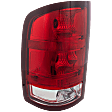 Driver Side Halogen Tail Light, With bulb(s), OE Replacement