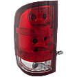 Driver Side Halogen Tail Light, With bulb(s), OE Replacement, CAPA Certified