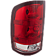 Driver Side Halogen Tail Light, With bulb(s), OE Replacement, CAPA Certified