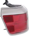 Driver Side, Outer Halogen Tail Light, with Bulb, Red Lens, Denali Model