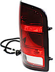 Passenger Side Tail Light, with Bulb, Halogen, Clear and Red Lens, Denali Model