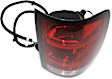 Passenger Side Tail Light, with Bulb, Halogen, Clear and Red Lens, Denali Model