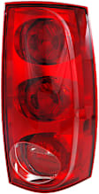 Passenger Side Tail Light, with Bulb, Halogen, Red Lens