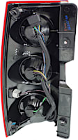 Passenger Side Tail Light, with Bulb, Halogen, Red Lens