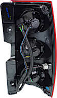 Driver Side Tail Light, with Bulb, Halogen, Red Lens