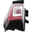 Passenger Side Tail Light, with Bulb, LED, Clear and Red Lens