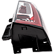Passenger Side Tail Light, with Bulb, LED, Clear and Red Lens