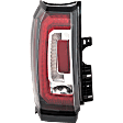 Driver Side Tail Light, with Bulb, LED, Clear and Red Lens