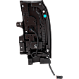 Driver Side Tail Light, with Bulb, LED, Clear and Red Lens
