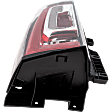 Driver Side Tail Light, with Bulb, LED, Clear and Red Lens