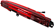 Third Brake Light, Red Lens, Plastic Lens