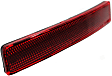 Rear, Passenger Side Bumper Reflector