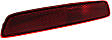Rear, Passenger Side Bumper Reflector