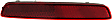 Rear, Driver Side Bumper Reflector