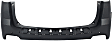 Rear, Upper Primed Bumper Cover, With Parking Aid Sensor Holes