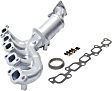 Front Catalytic Converter, Federal EPA Standard, 46-State Legal (Cannot ship to CA, CO, NY or ME), With Integrated Exhaust Manifold, 3.7L Engine