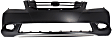 Front Primed Bumper Cover, DX/EX/EX-L/LX Models, Without Parking Aid Sensor Holes, CAPA Certified