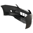 2008-2010 Honda Accord - Front Primed Bumper Cover, With Fog Light Holes, Sedan, 3.5L V6 Engine