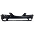 Front Primed Bumper Cover, With Holes For Spoiler And Molding, CAPA CERTIFIED