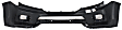 Front Primed Bumper Cover, EX/EX-L/LX Models, 6 Cyl., 3.5L Engine, Without Parking Aid Sensor Holes