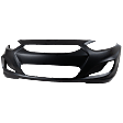 Front Primed Bumper Cover, 4 Cyl., 1.6L Engine, CAPA Certified
