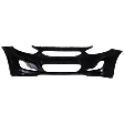 Front Primed Bumper Cover, 4 Cyl., 1.6L Engine, CAPA Certified