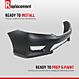 2014 Honda Accord - Front Primed Bumper Cover, Sedan