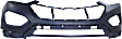 2014 Hyundai Santa Fe - Front, Upper Primed Bumper Cover