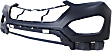 2014 Hyundai Santa Fe - Front, Upper Primed Bumper Cover
