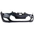Front Primed Bumper Cover, Without Turbo Model, CAPA Certified