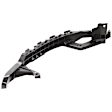 Front, Driver Side Bumper Bracket, Sedan, Under the Headlights