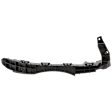 Front, Passenger Side, Upper Bumper Bracket, Reinforcement, Under Headlight, Sedan
