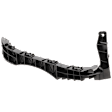Front, Passenger Side, Upper Bumper Bracket, Reinforcement, Under Headlight, Sedan
