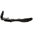 Front, Driver Side, Upper Bumper Bracket, Reinforcement, Under Headlight, Sedan