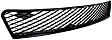 Front, Center Bumper Grille, Textured Black