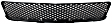 Front, Center Bumper Grille, Black