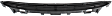 Front Bumper Grille, Textured Gray