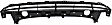 Front Bumper Grille, Textured Gray