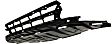 Front, Lower Bumper Grille, Black