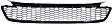 Front Bumper Grille, Textured Black