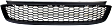 Front Bumper Grille, Textured Black