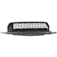 Front Bumper Grille, Textured Gray, Sedan, EX/EX-L/LX/Sport Models, without Adaptive Cruise Control, CAPA CERTIFIED